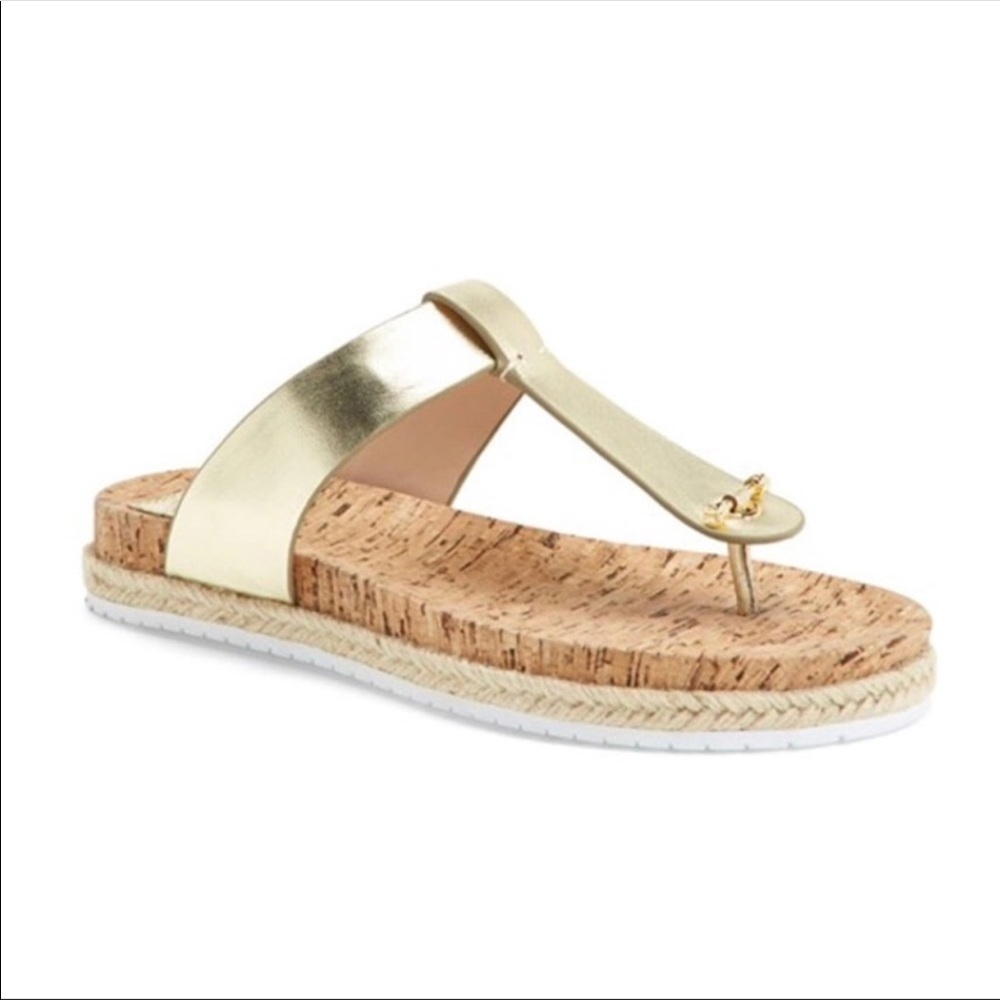 Gold Tory Burch sandal